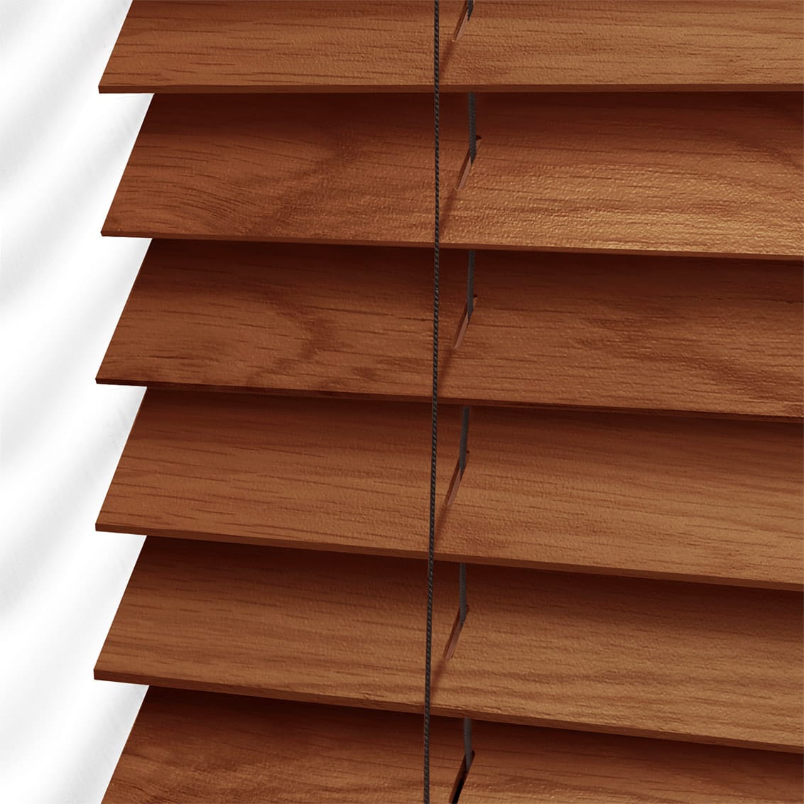 Rèm gỗ với hệ thống dây điều chỉnh hiện đại