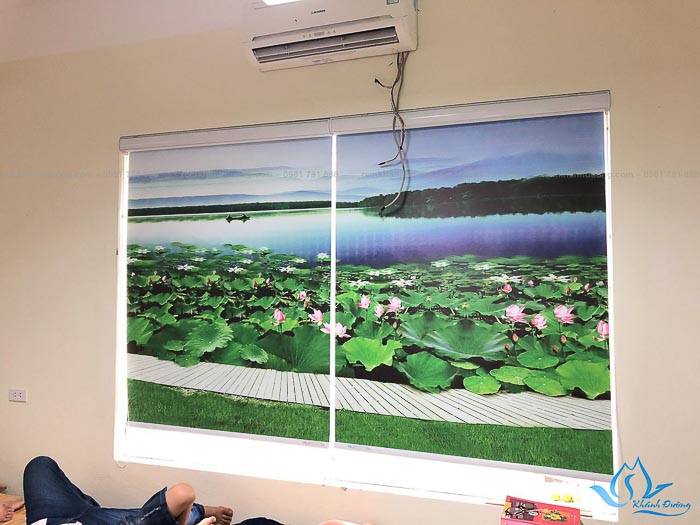 Giá rèm cuốn tranh 3D cho lớp học đẹp nhất tại Hà Nội