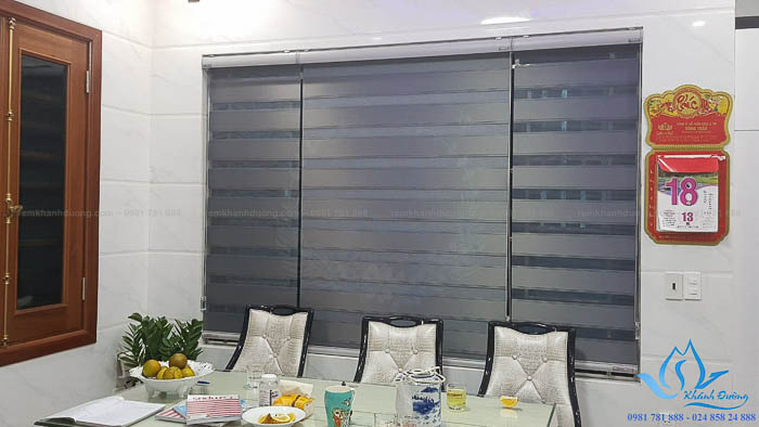 Kiểu rèm cửa cầu vồng đẹp cho phòng ăn tại Vincom Liễu Giai ESSE 4706