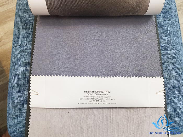 Lắp đặt rèm vải chống nắng phòng khách hiện đại tại Đống Đa DIM106-05