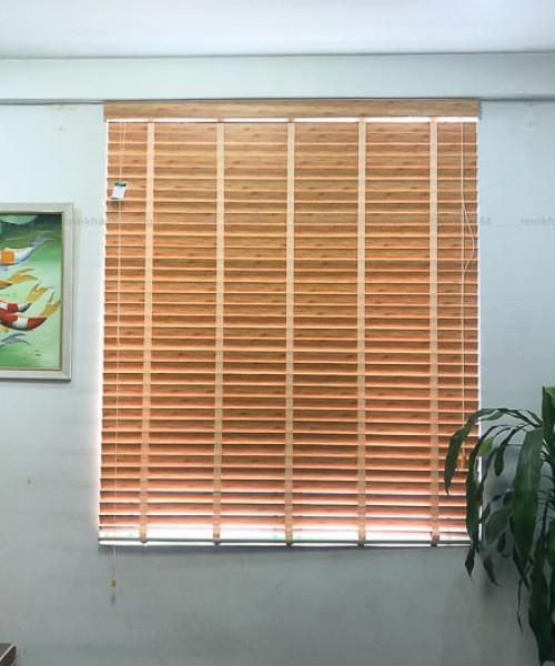 Lựa chọn rèm gỗ đẹp chung cư Thanh Bình thoáng mát Hà Nội SKK311