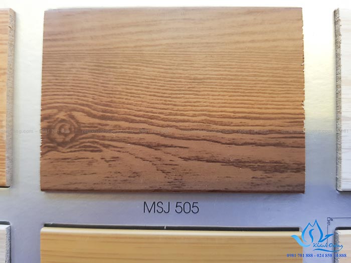 Màn sáo nhựa PVC vân gỗ MSJ 505 cho nhà vọng lâu biệt thự Bắc Từ Liêm