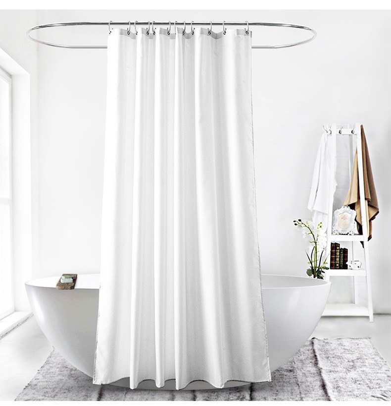 Rèm phòng tắm chống nước cao cấp màu trắng tại Hà Nội chuyên dùng ...