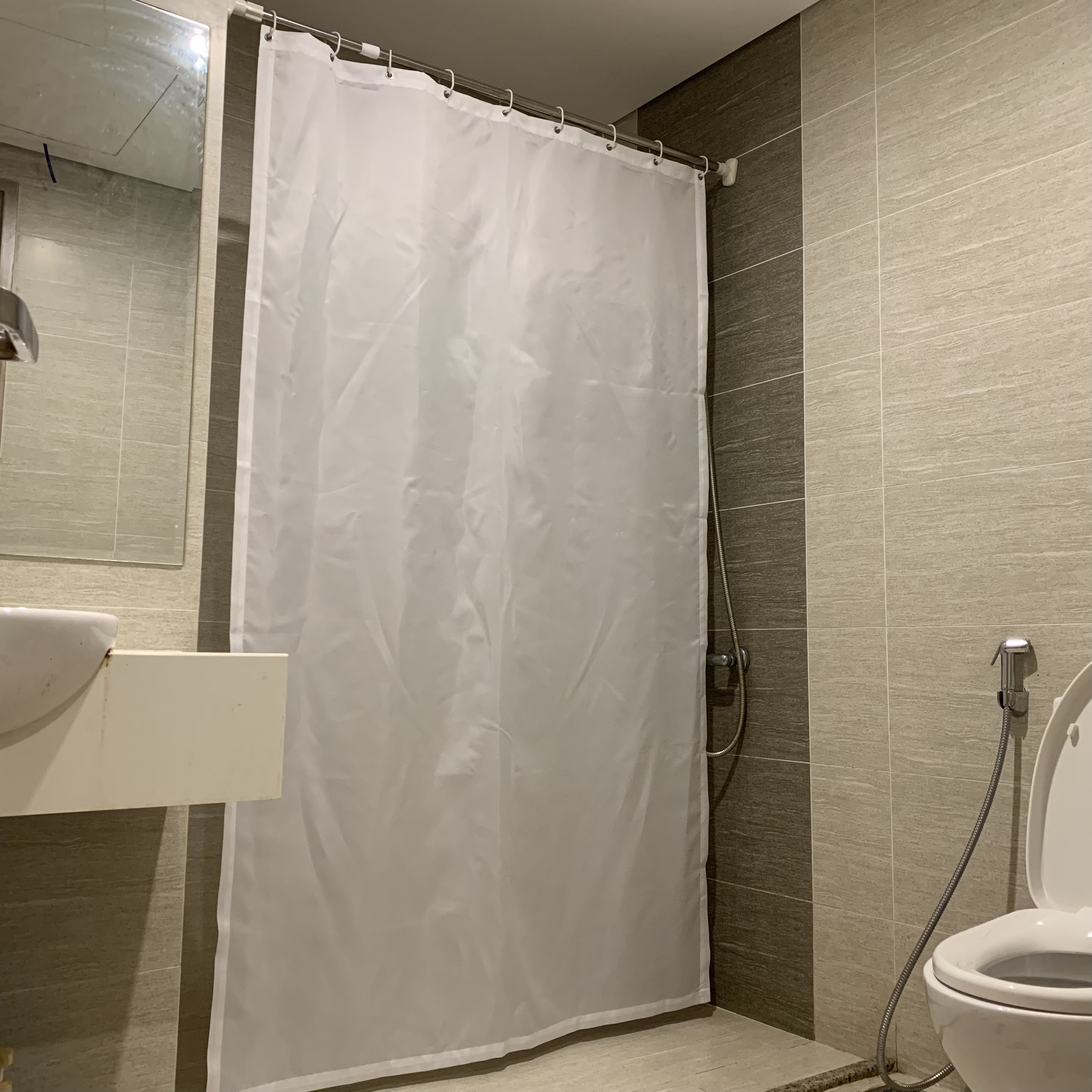 Rèm phòng tắm chống nước không nấm mốc đẹp tại Hà Nội