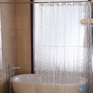 Rèm phòng tắm nhựa dẻo chống thấm: Không còn lo bị nhà tắm bị ẩm ướt hay dột nước khi sử dụng rèm phòng tắm nhựa dẻo chống thấm. Với chất liệu đạt tiêu chuẩn chất lượng, sản phẩm sẽ mang đến sự tiện lợi và an toàn cho bạn và gia đình.