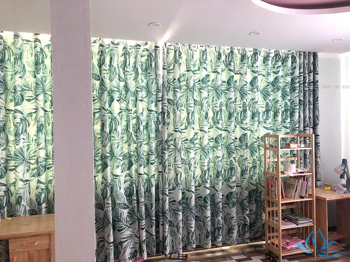 Rèm vải cao cấp Thái Lan in tranh 3D mã Fabric 01 ở Thanh Hóa