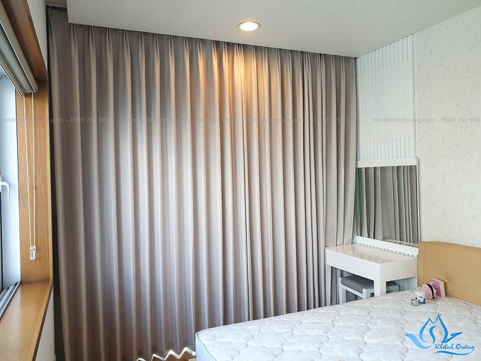 Rèm vải Nhật Bản cao cấp đẹp cho phòng ngủ cản sáng