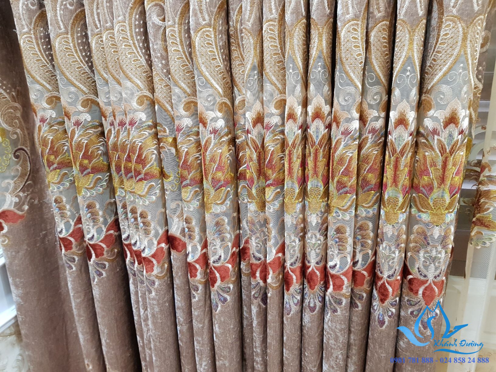 Rèm vải tân cổ điển chất lượng cao tại Hà Nội