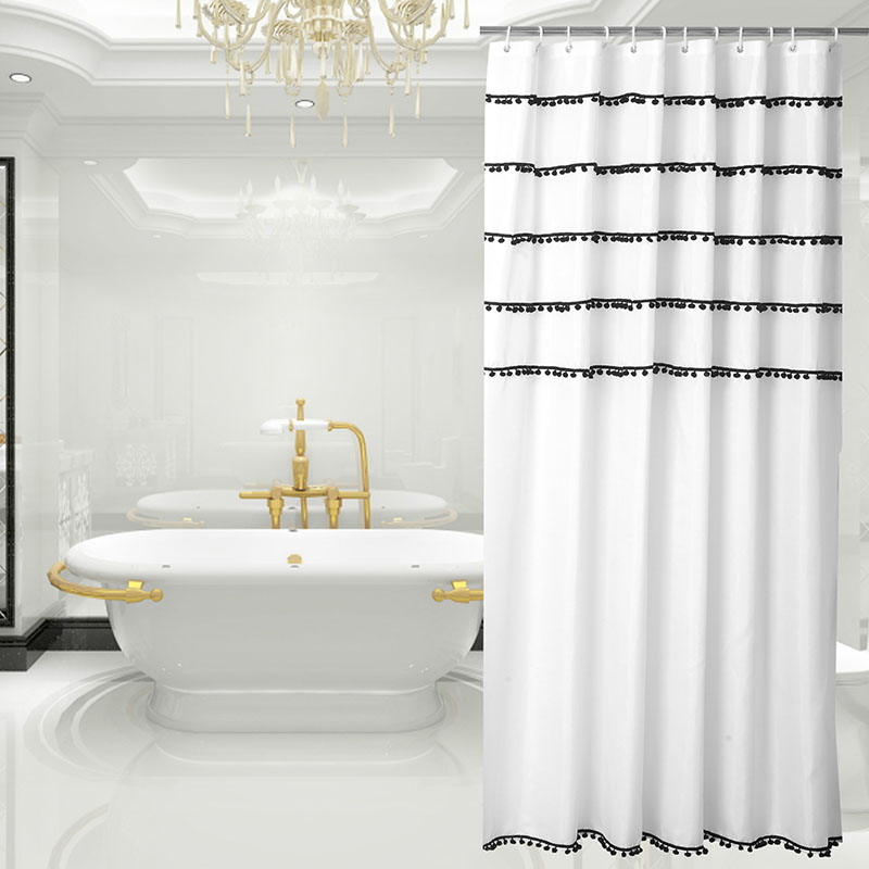 Rèm phòng tắm giúp không gian phòng tắm khách sạn trở nên đẹp mắt và thoải mái