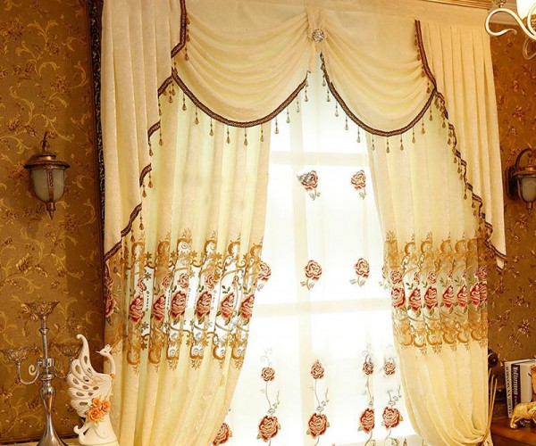 Giới thiệu mẫu rèm cổ điển phòng ngủ cao cấp Hoàng Cầu, Hà Nội CD - 18