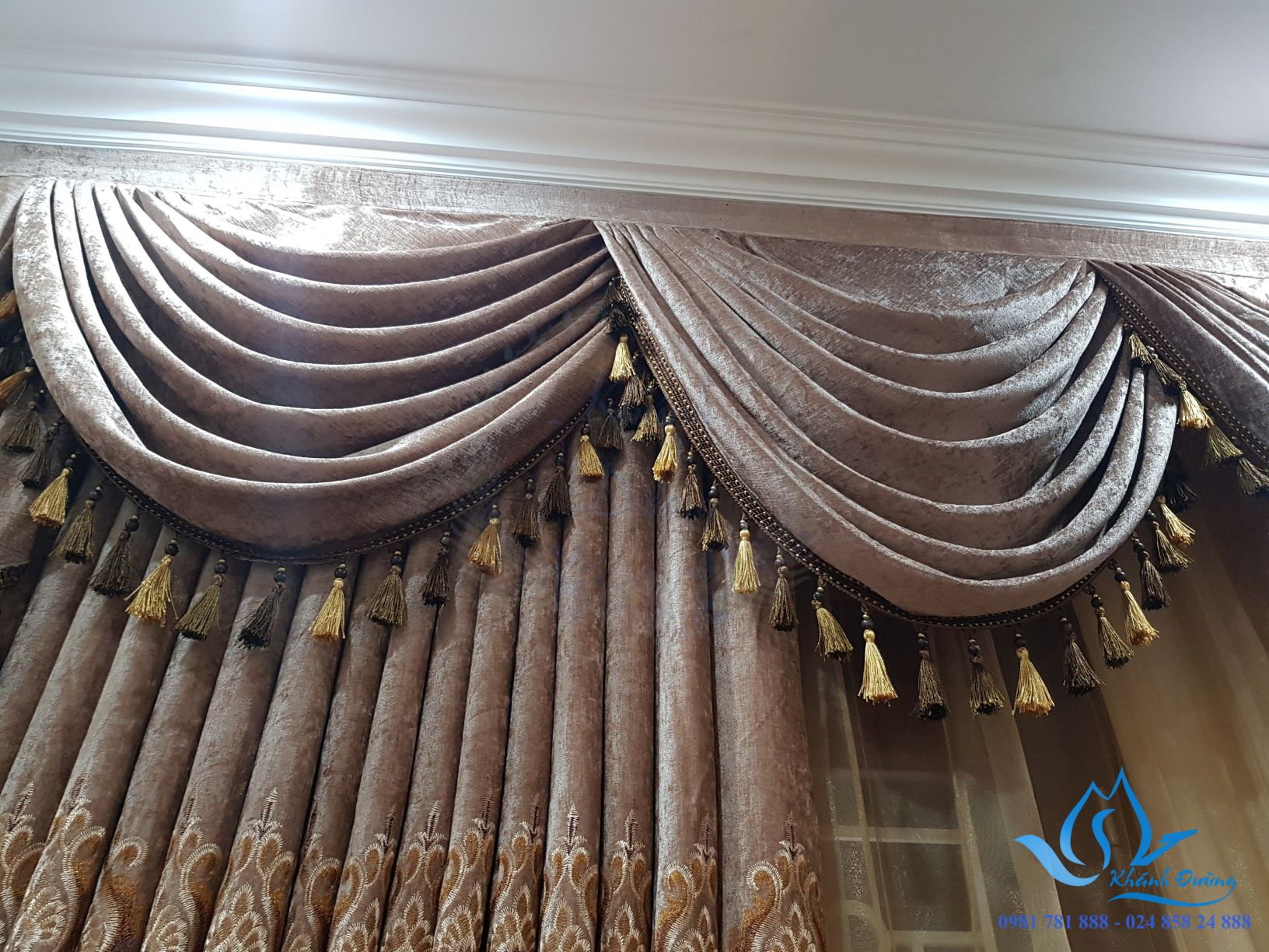 rèm tân cổ điển cao cấp tại Hà Nội