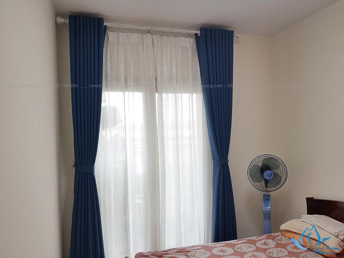 Rèm vải hai lớp màu sắc ấn tượng HH504