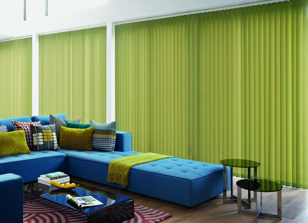Gia chủ mệnh hỏa nên chọn rèm màu xanh lá