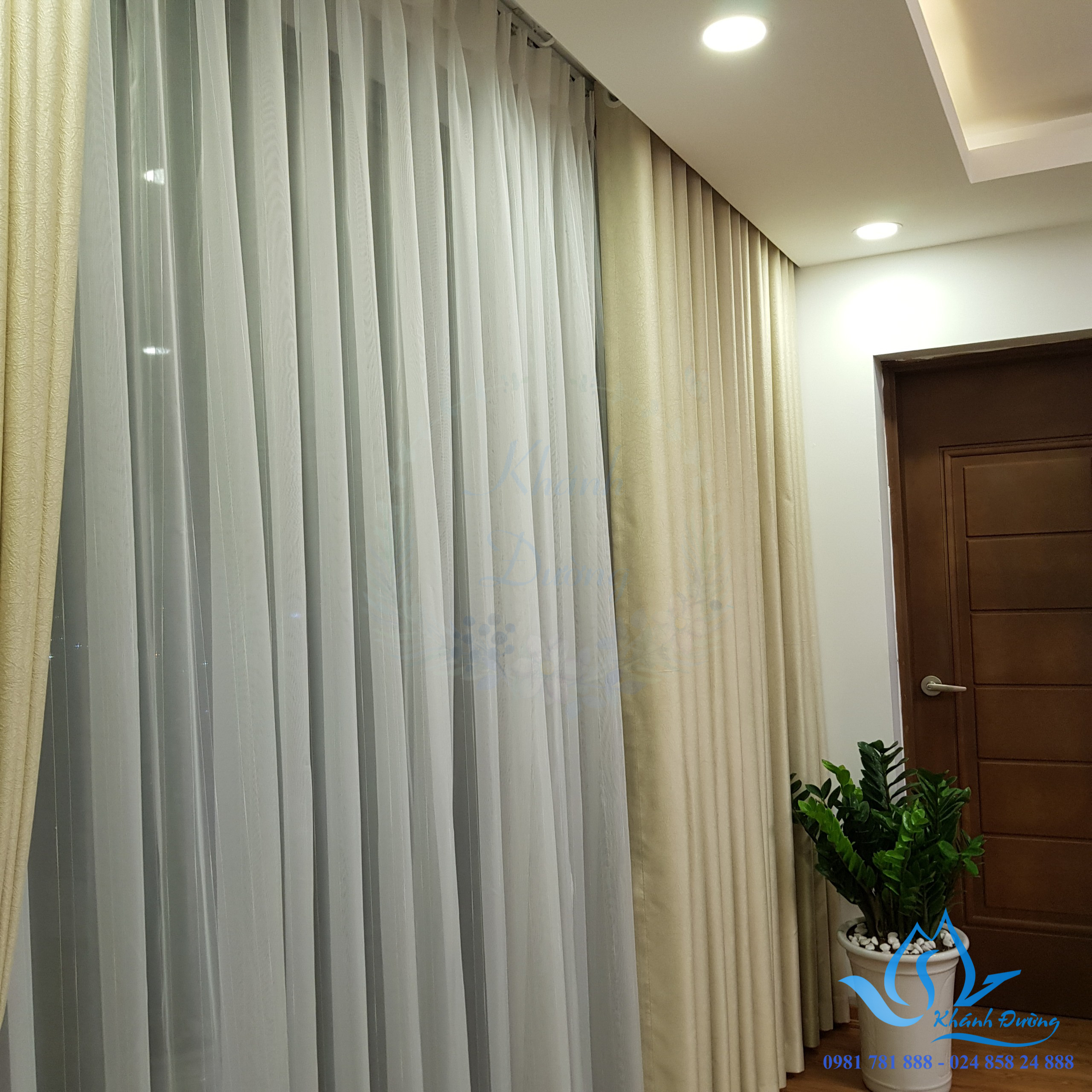 Rèm vải hai lớp đẹp tại Hà Nội