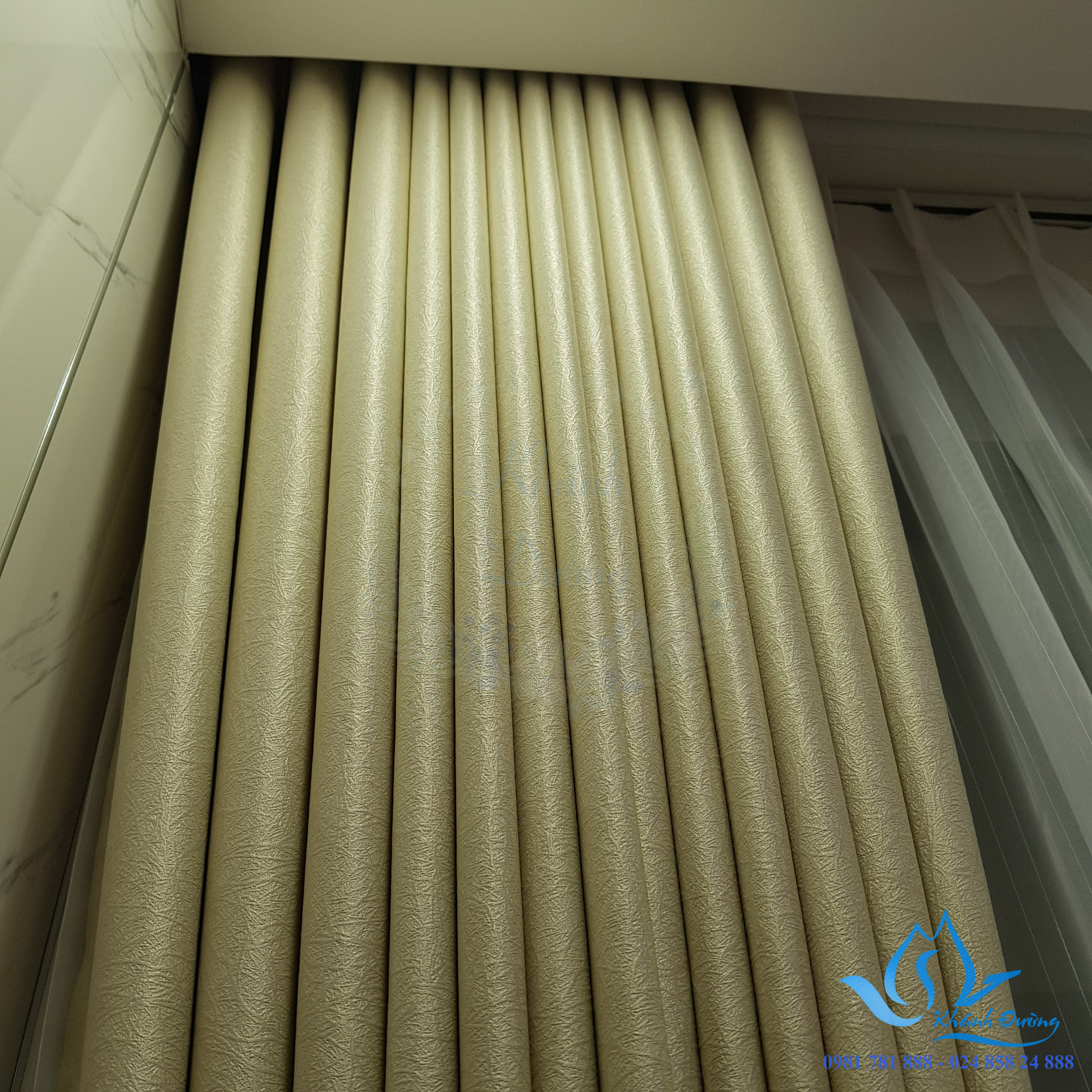 Rèm vải hai lớp sang trọng tại Hà Nội