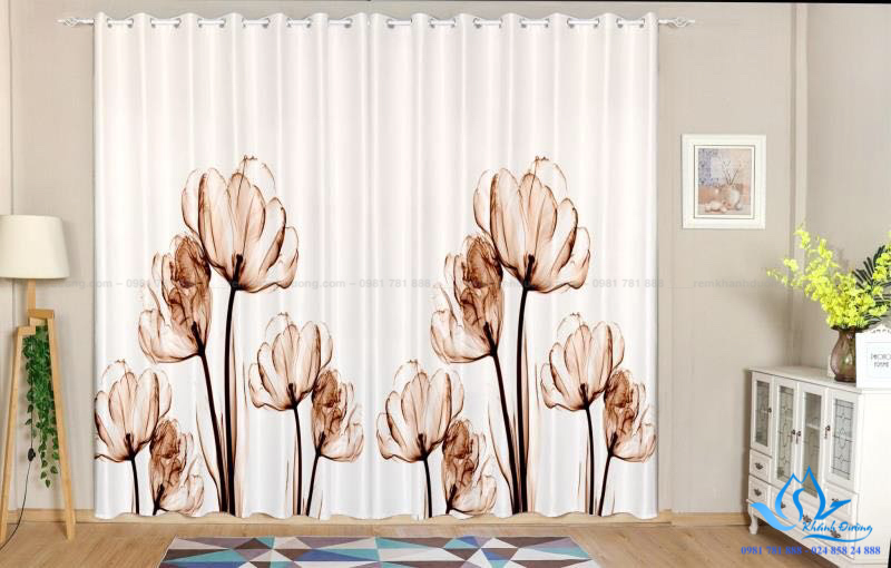 Rèm in tranh 3D RT24 mang vẻ đẹp cổ điển Trung Hoa Rèm in tranh 3D RT24 mang vẻ đẹp cổ điển Trung Hoa