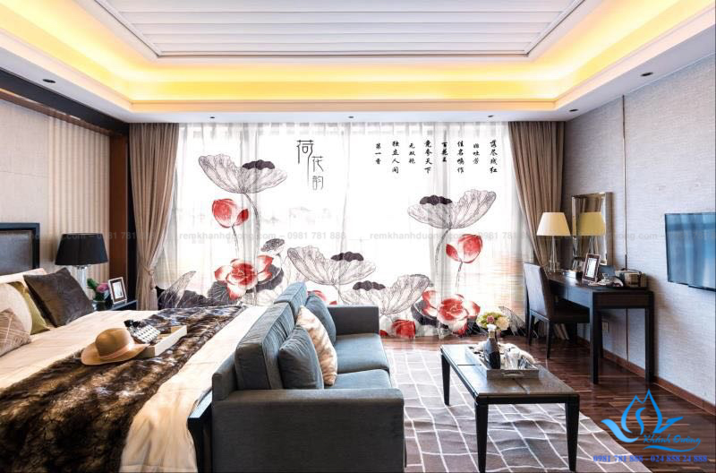 Bật mí chất liệu của rèm in tranh 3D RT25 Bật mí chất liệu của rèm in tranh 3D RT25