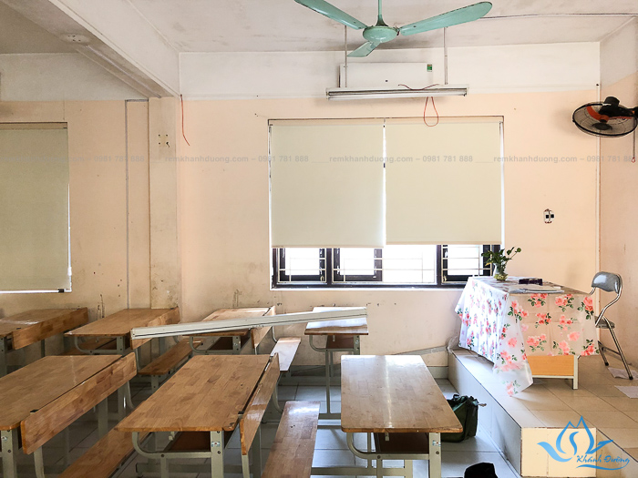 Sắc trắng nhẹ nhàng của rèm cuốn RCC-03 Sắc trắng nhẹ nhàng của rèm cuốn RCC-03