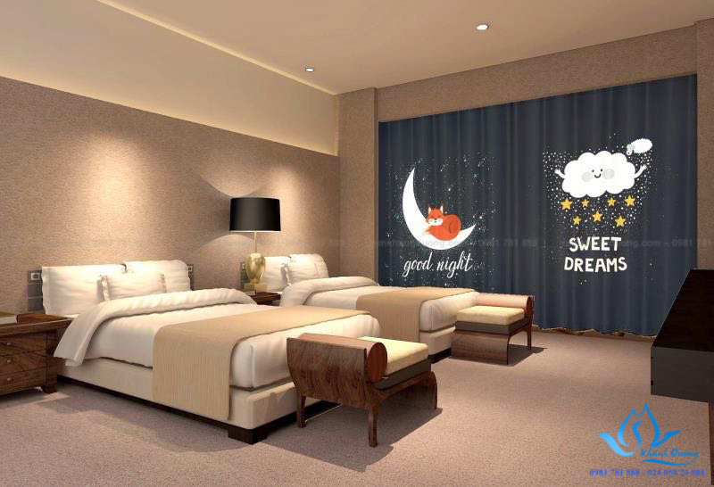 Tư vấn địa chỉ lắp đặt mẫu rèm in tranh 3D RT28