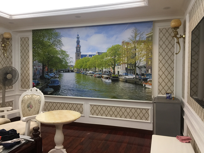 rèm cuốn tranh Ms-04