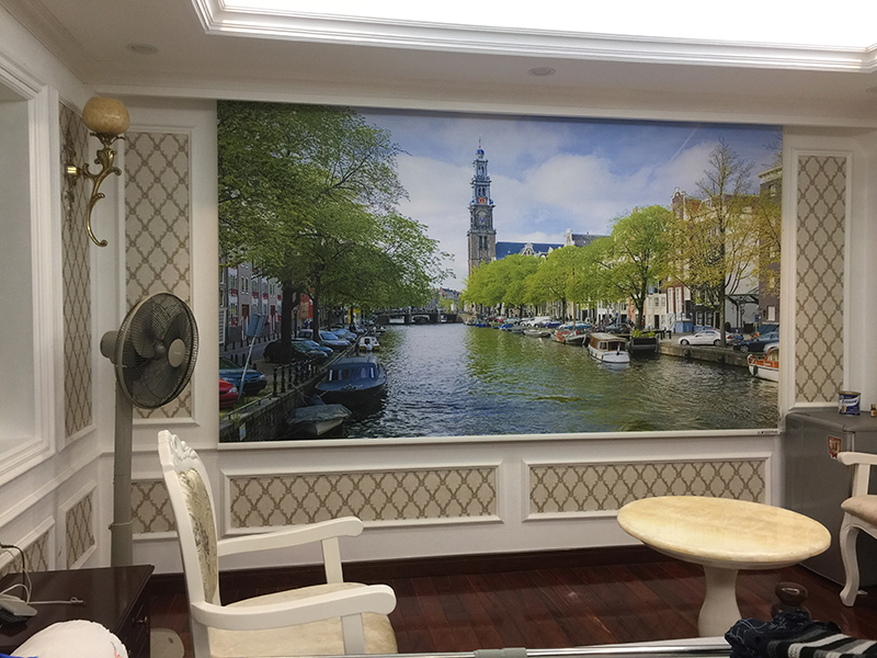 rèm cuốn tranh Ms-04