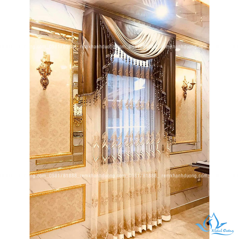 Bật mí màu sắc của rèm Tân cổ điển CĐ-08