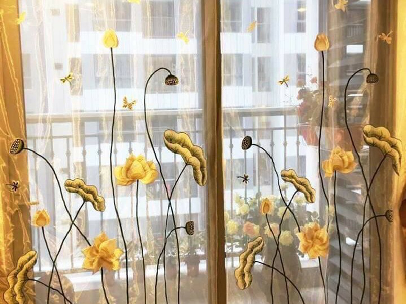 Rèm vải hai lớp HL-08