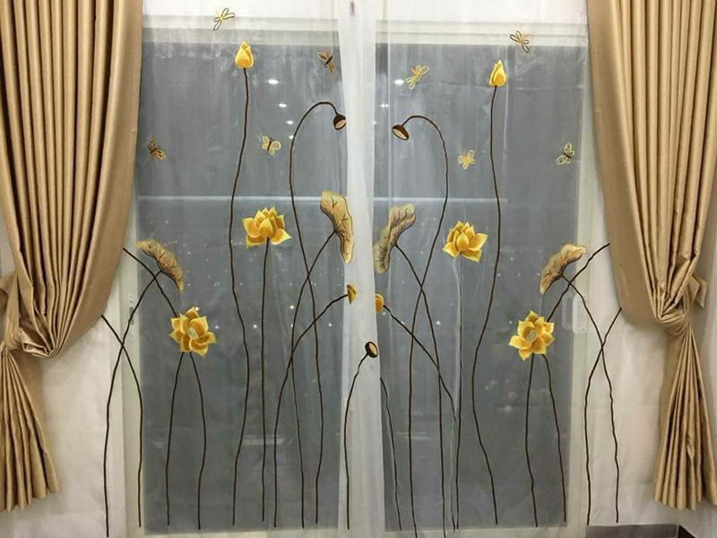 Rèm vải hai lớp HL-08