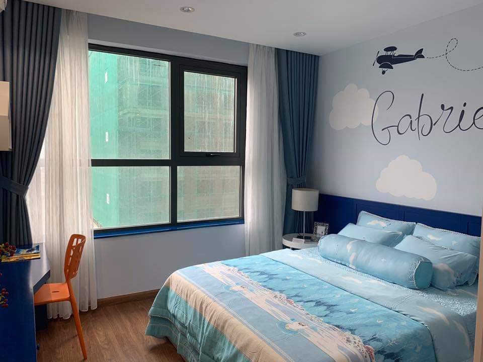 Rèm cửa phòng ngủ hài hòa với nội thất