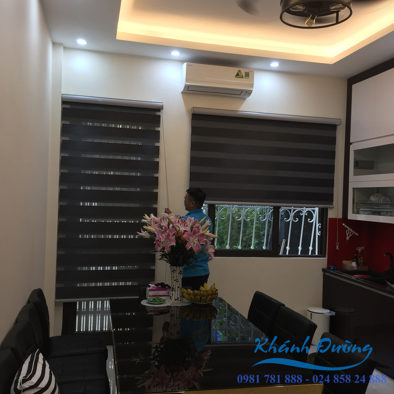 Rèm cầu vồng Hàn Quốc thiết kế độc đáo