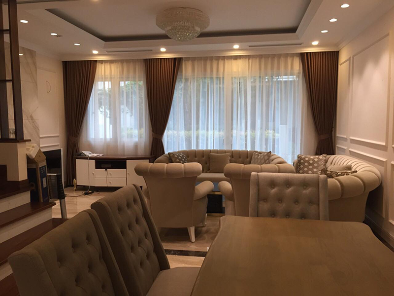 Rèm vải hai lớp rất thịnh hành