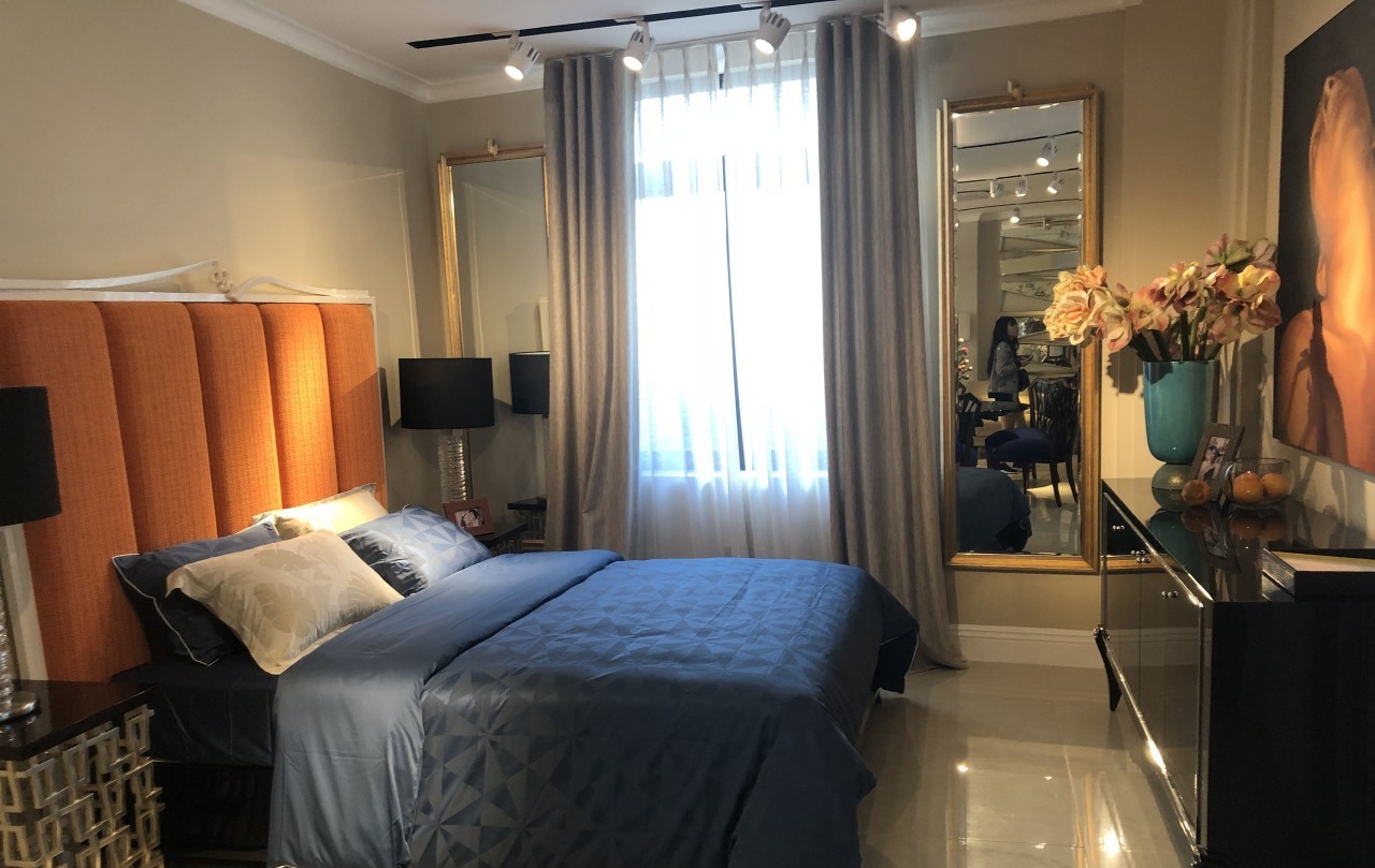 Rèm vải hai lớp cho phòng ngủ nhẹ nhàng