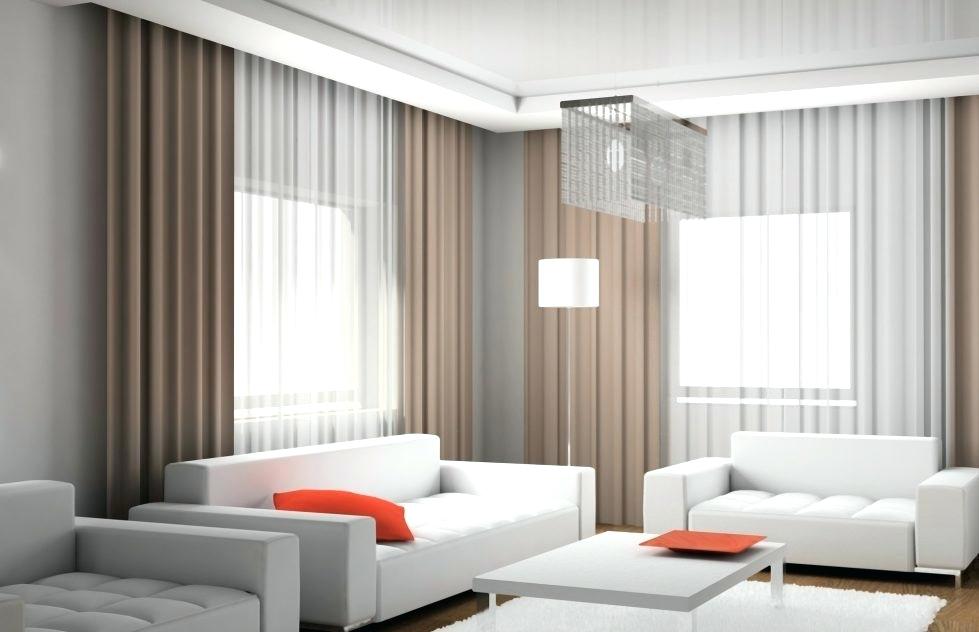 Chọn màu rèm cửa nhã nhặn cho phòng khách