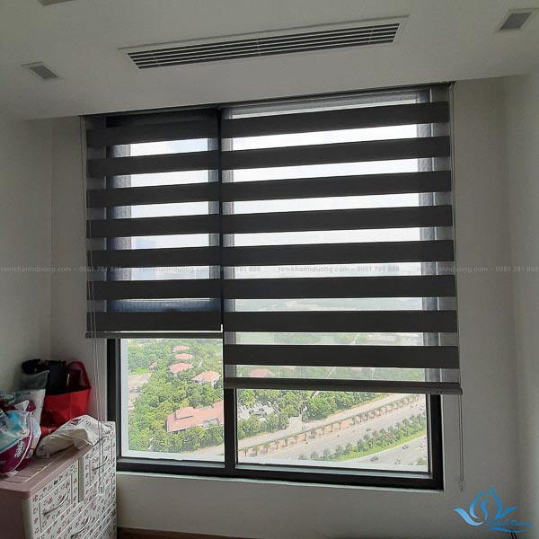 Rèm cầu vồng cản sáng cho chung cư Green Bay Mễ Trì mã HY 741