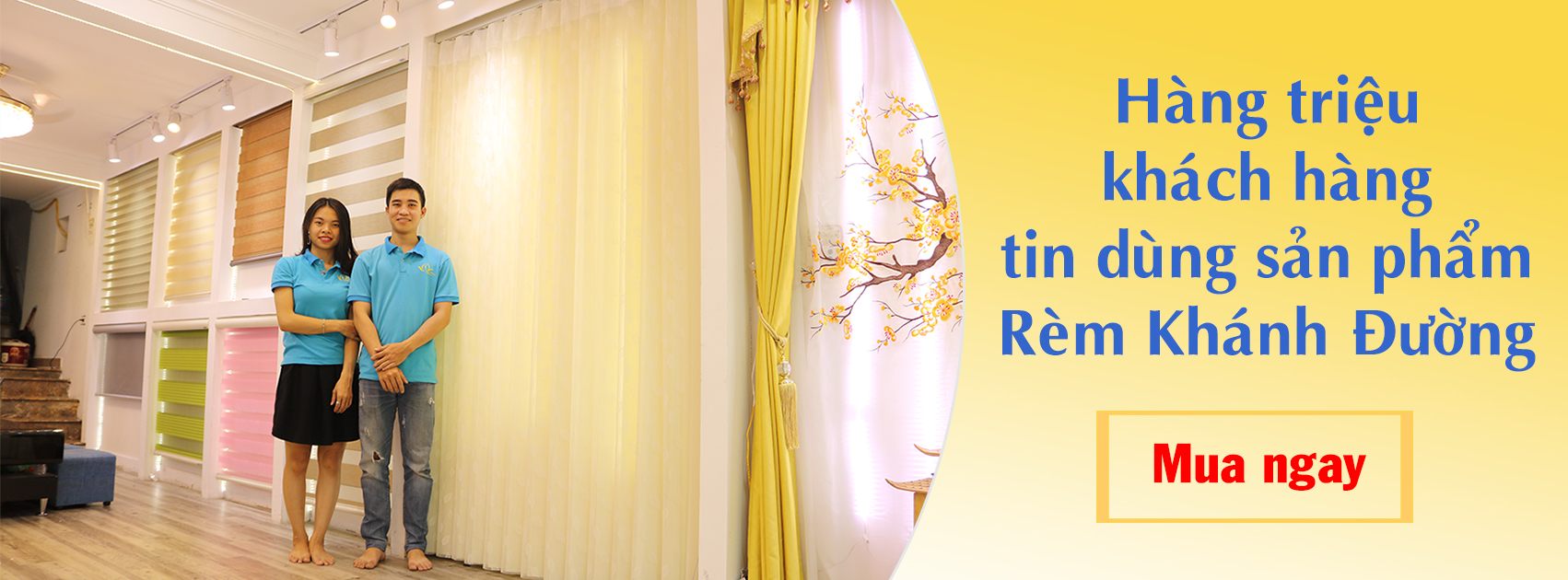 Rèm Khánh Đường - Địa chỉ bán rèm cửa uy tín