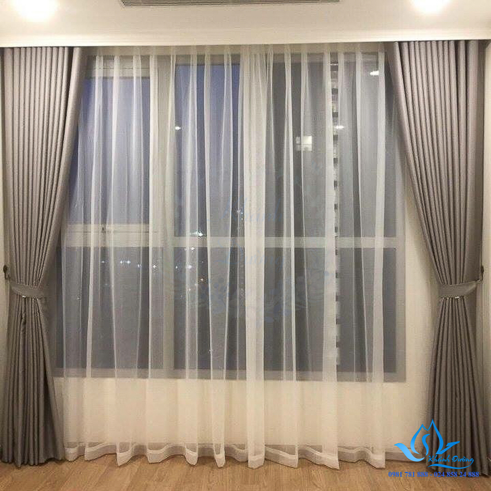 Rèm vải phòng ăn có thể ngăn bụi