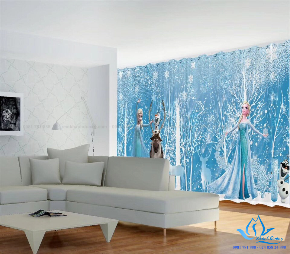 RT1 rèm in tranh phòng khách