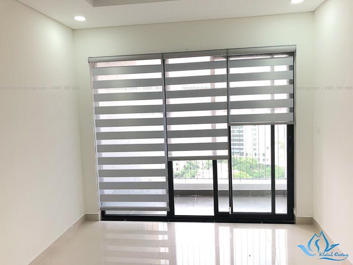 Rèm cửa cầu vồng hiện đại TV 641 cho chung cư Vinaconex Bắc Từ Liêm