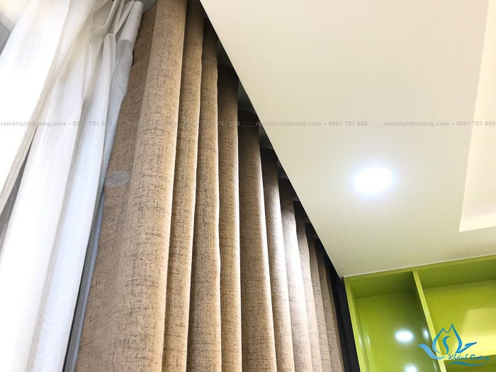 Rèm vải thô cho chung cư D’Capitale Trần Duy Hưng mã GP 485 Rèm vải thô cho chung cư D’Capitale Trần Duy Hưng mã GP 485