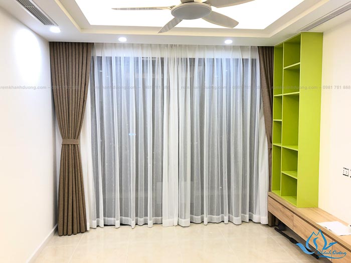 Rèm vải thô cho chung cư D’Capitale Trần Duy Hưng mã GP 485 Rèm vải thô cho chung cư D’Capitale Trần Duy Hưng mã GP 485