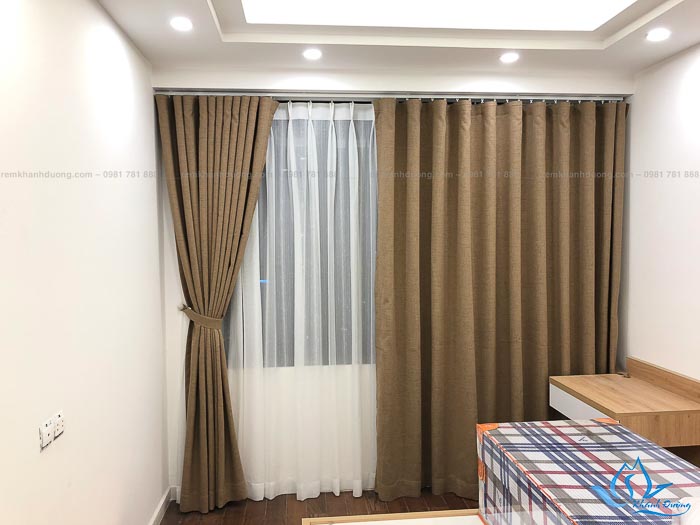 Rèm vải thô cho chung cư D’Capitale Trần Duy Hưng mã GP 485 Rèm vải thô cho chung cư D’Capitale Trần Duy Hưng mã GP 485