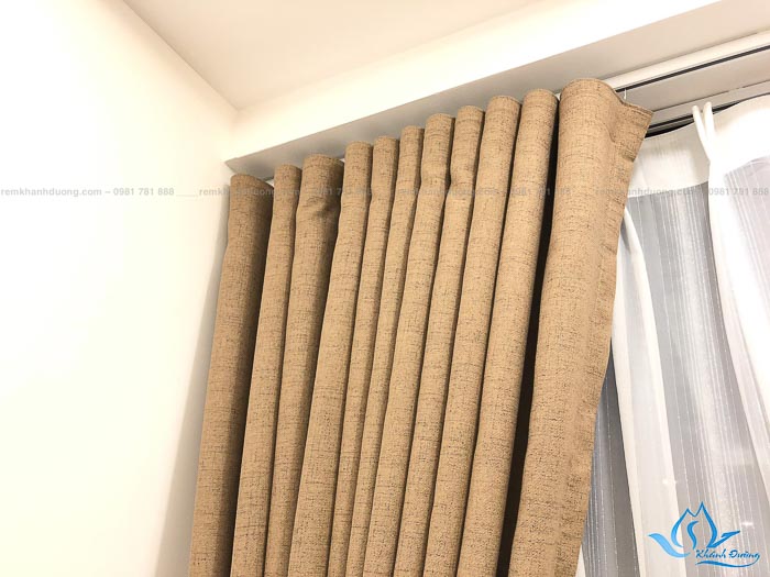 Rèm vải thô cho chung cư D’Capitale Trần Duy Hưng mã GP 485 Rèm vải thô cho chung cư D’Capitale Trần Duy Hưng mã GP 485