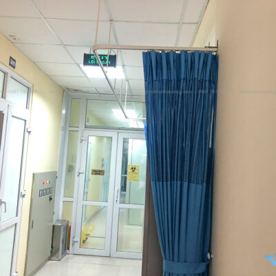 HS01 rèm vải cho bệnh viện hà nội