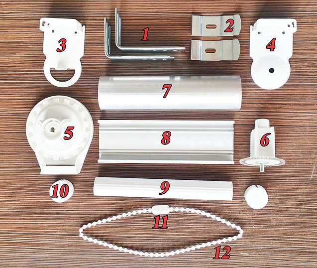 Các phụ kiện của rèm cuốn