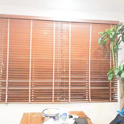 Màn sáo gỗ sồi SKK 18 tại căn hộ Vinhome Times City Hai Bà Trưng