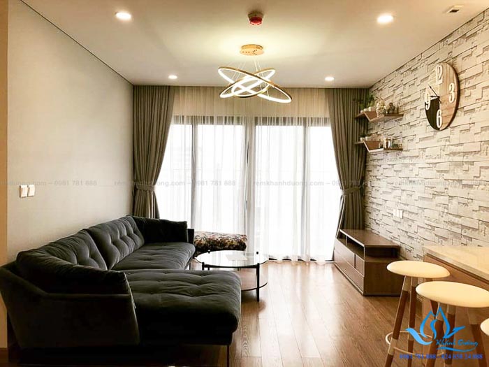 Màn cửa vải 2 lớp chung cư hiện đại tại Royal City, Thanh Xuân L18-27 Màn cửa vải 2 lớp chung cư hiện đại tại Royal City, Thanh Xuân L18-27