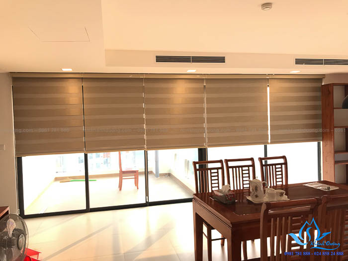 Mành cầu vồng MODERO hiện đại cho biệt thự Âu Cơ, Hà Nội NC 161