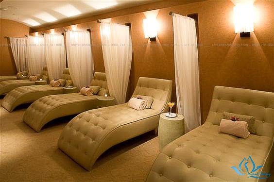 Màn rèm spa trang trí bằng voan tại Huỳnh Thúc Kháng, Hà Nội SP-25