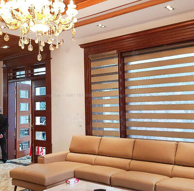 Mẫu rèm cầu vồng Ecohome lắp đặt tại biệt thự sang trọng EBL 302