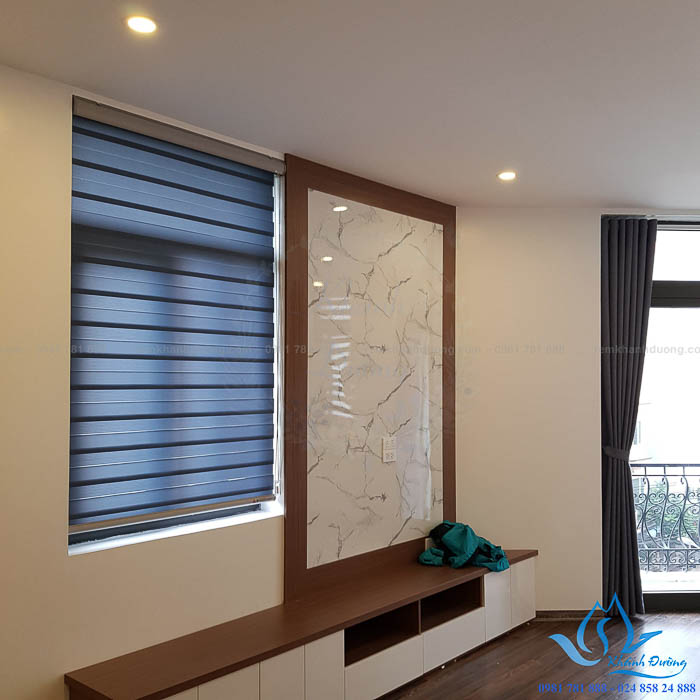 Mẫu rèm cửa cầu vồng MODERO chung cư cao cấp tại Tố Hữu- Hà Nội BS1009